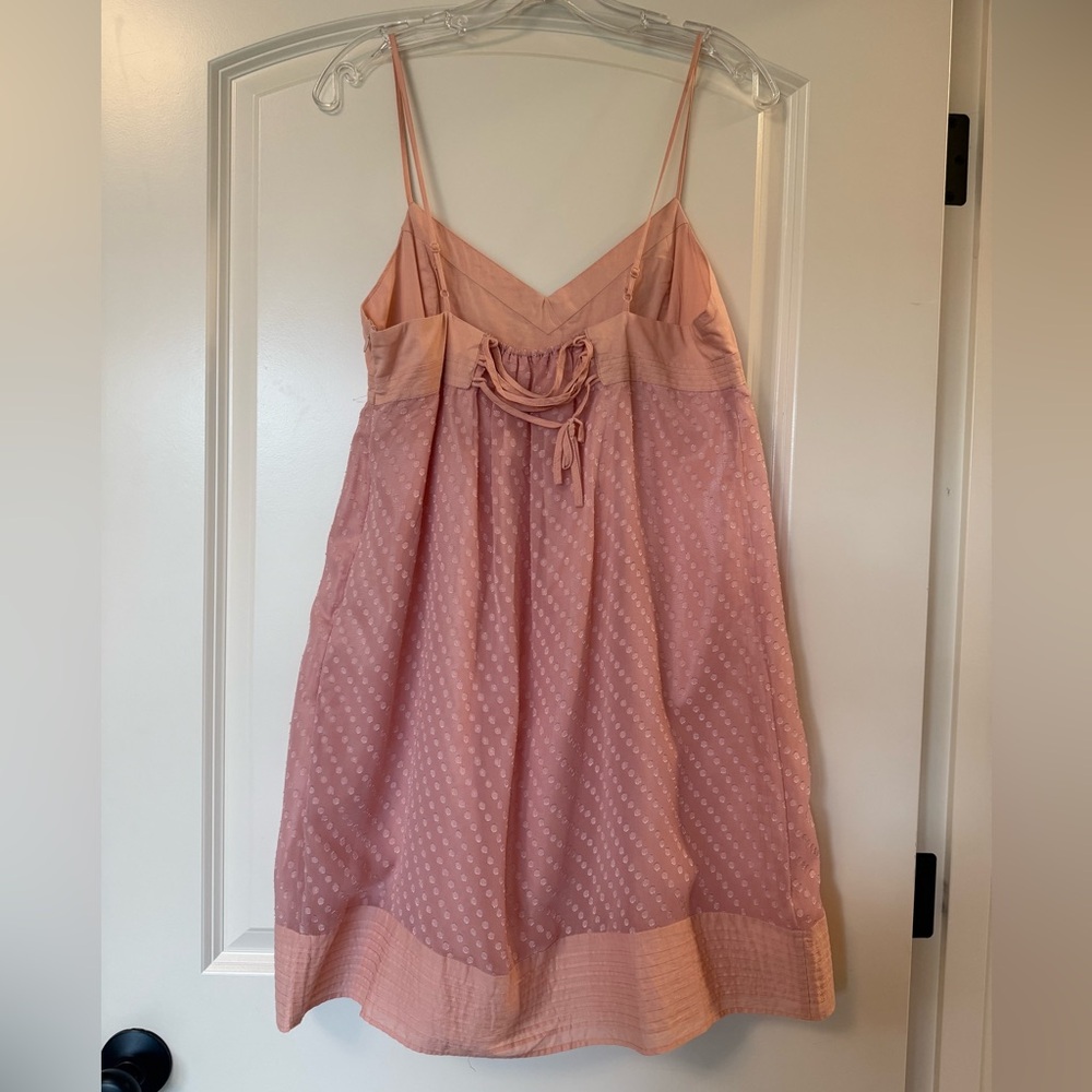 Forever 21 Medium Baby Doll Dress With Spaghetti Straps And Sheer Polka Dots. - Picture 10 of 16
